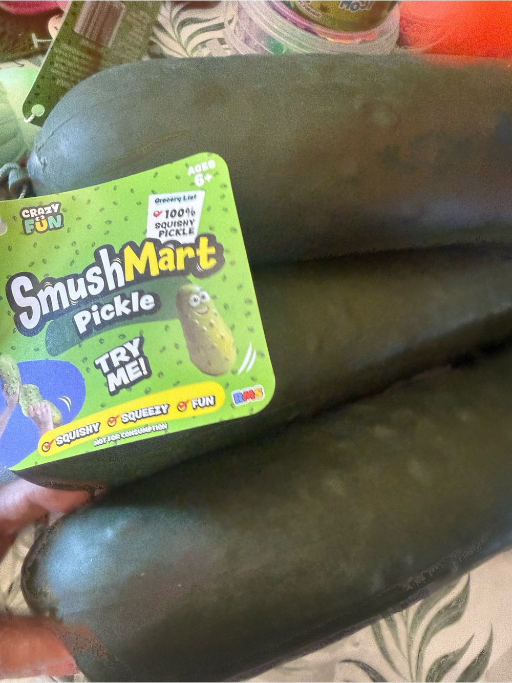 Pickle Plush Squeaky Toy - 4 available